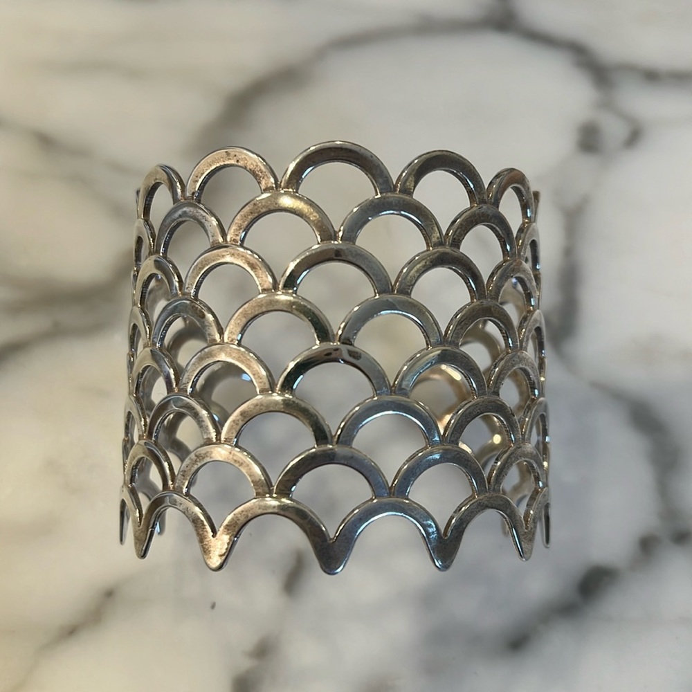 Keani Jewelry Maui Mermaid Scale Cuff in sterling silver